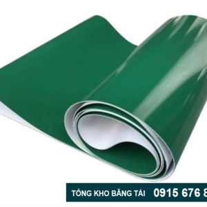Băng tải PVC xanh trơn
