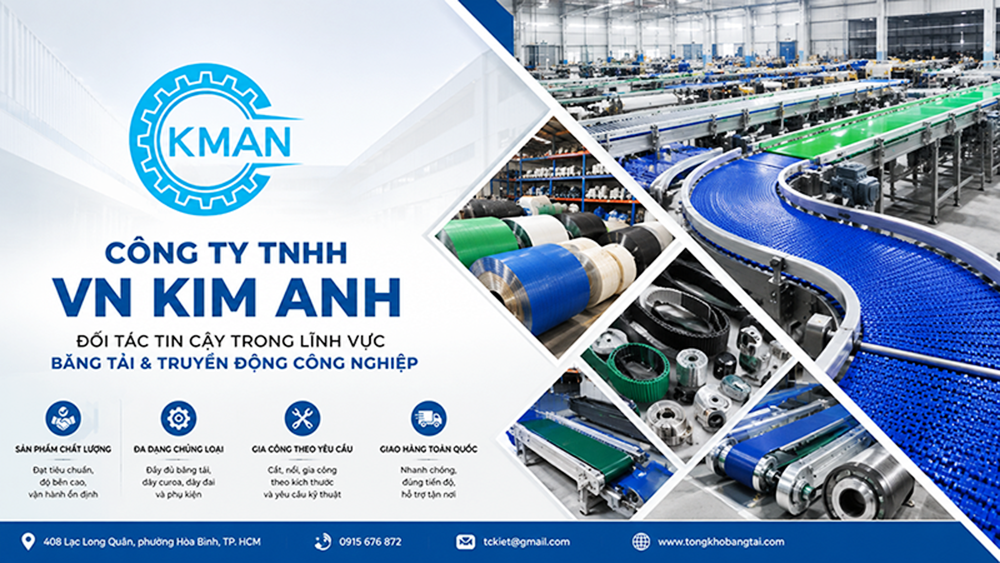Giới thiệu Công ty TNHH VN Kim Anh, băng tải Kim Anh