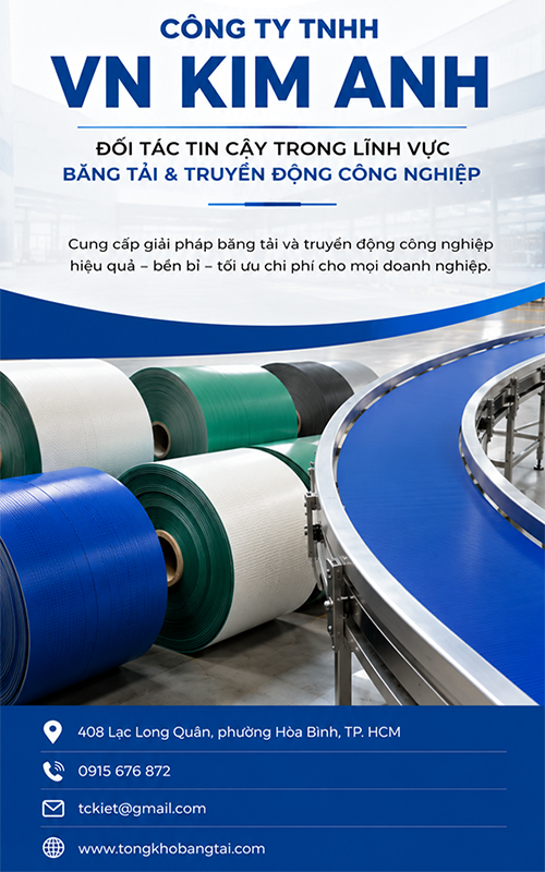 Giới thiệu Công ty TNHH VN Kim Anh, băng tải Kim Anh