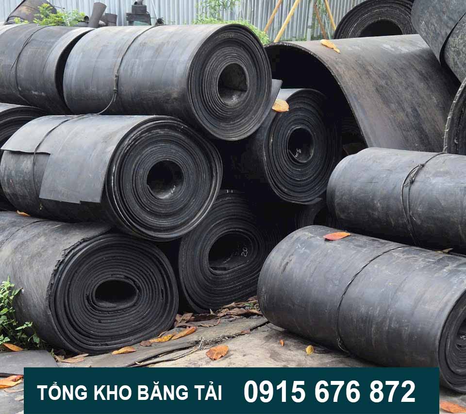 Băng tải cao su trơn giá rẻ, hàng loại 2