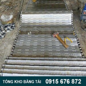 Băng tải inox bản lề