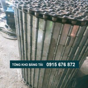 Băng tải inox bản lề xích sắt
