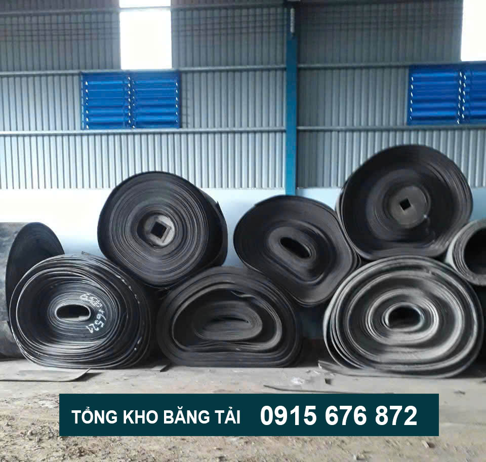 Kho hàng băng tải cao su Nhật cũ giá rẻ