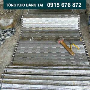 băng tải lưới inox bản lề