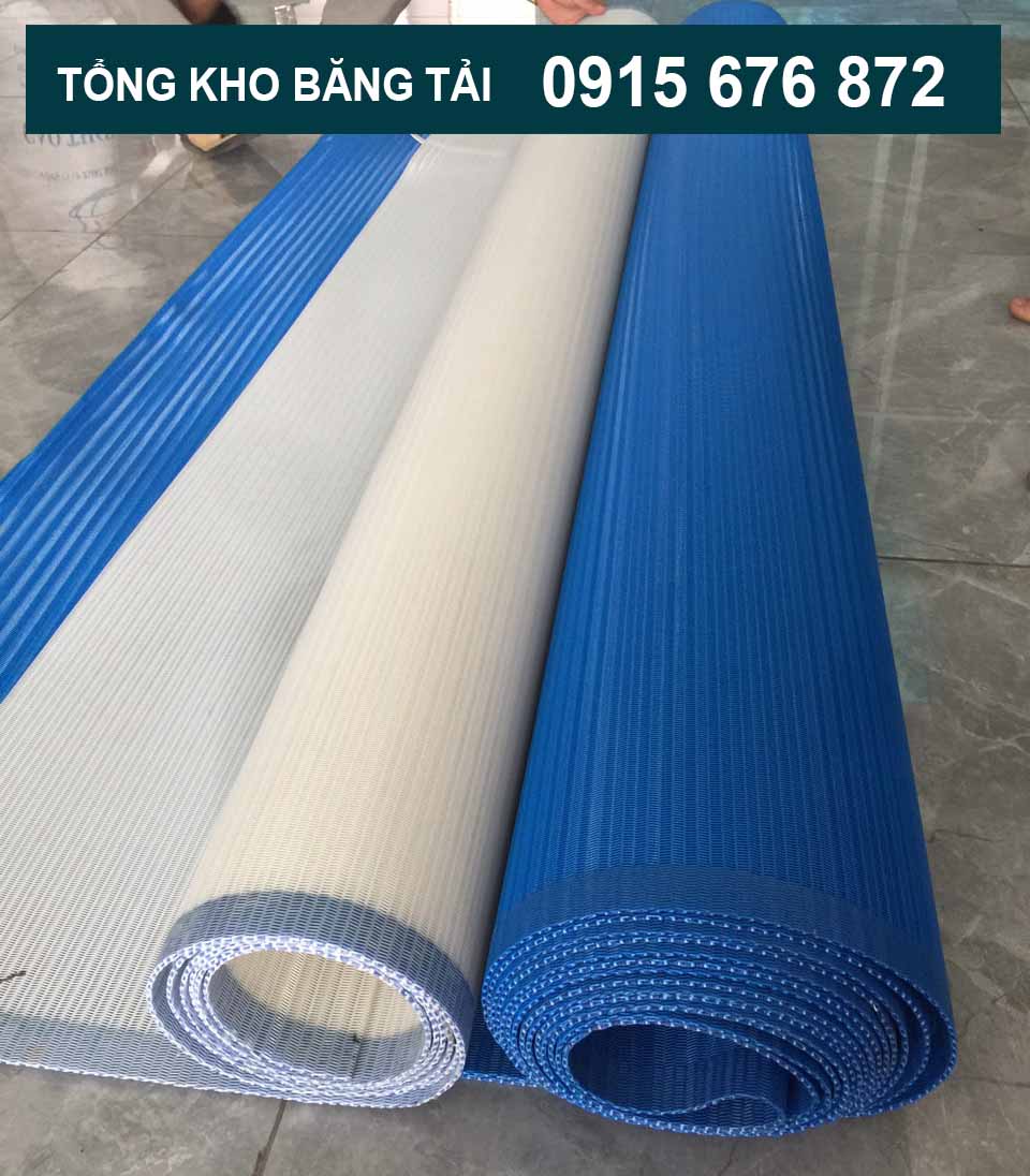 Giá băng tải lưới tại Tổng kho băng tải đang tốt nhất thị trường - băng tải nhựa ép bùn