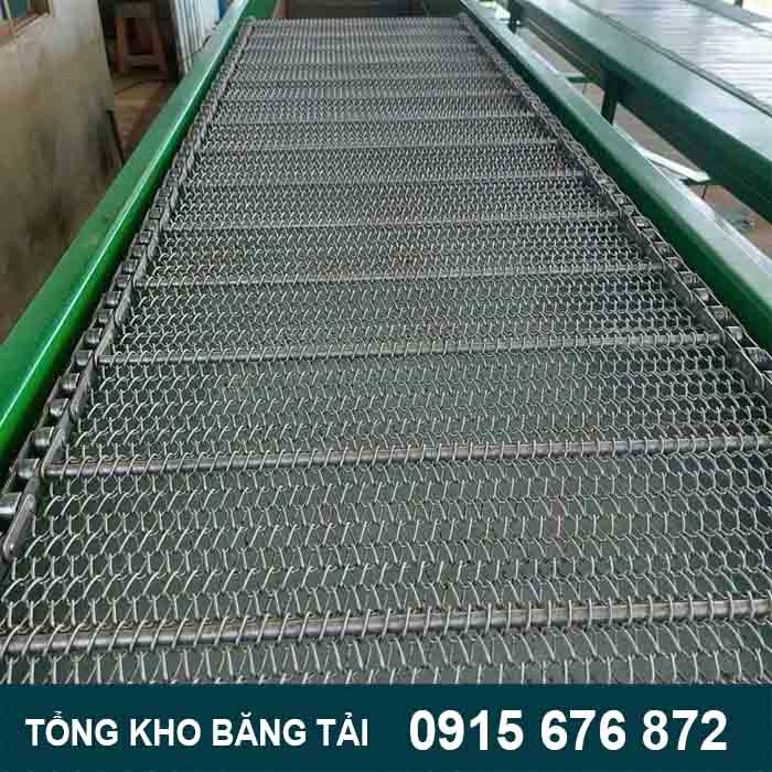 Băng tải lưới xích inox