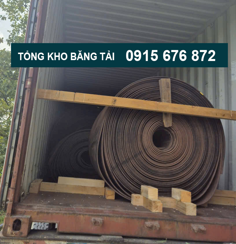 Vận chuyển Băng tải cao su Nhật cũ