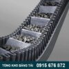 Mô hình băng tải cao su gắn gờ bèo