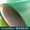 Băng tải pvc xanh caro